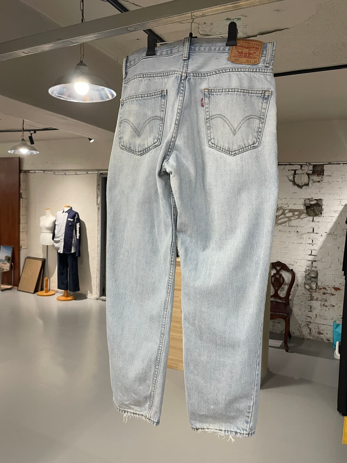 Levi's 550 연청 데님 팬츠  상품이미지6