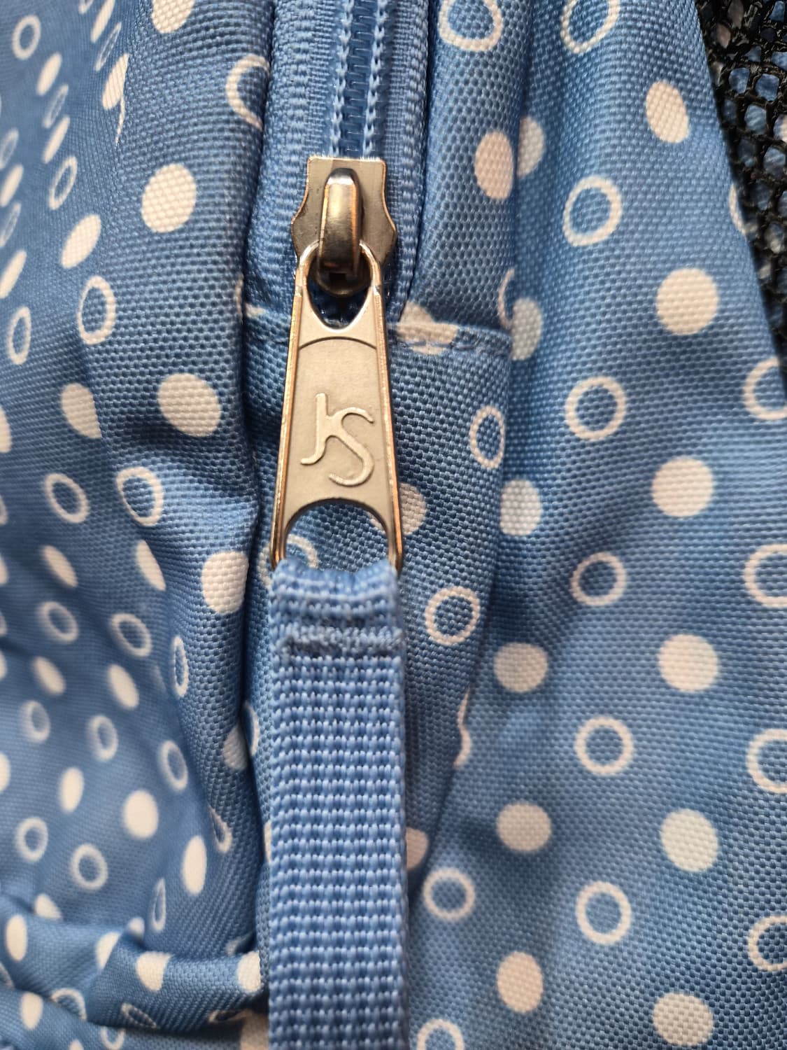 Y2K 잔스포츠 도트 백팩 / 파스텔 블루/희귀 도트 잔스포츠 백팩” 상품이미지4