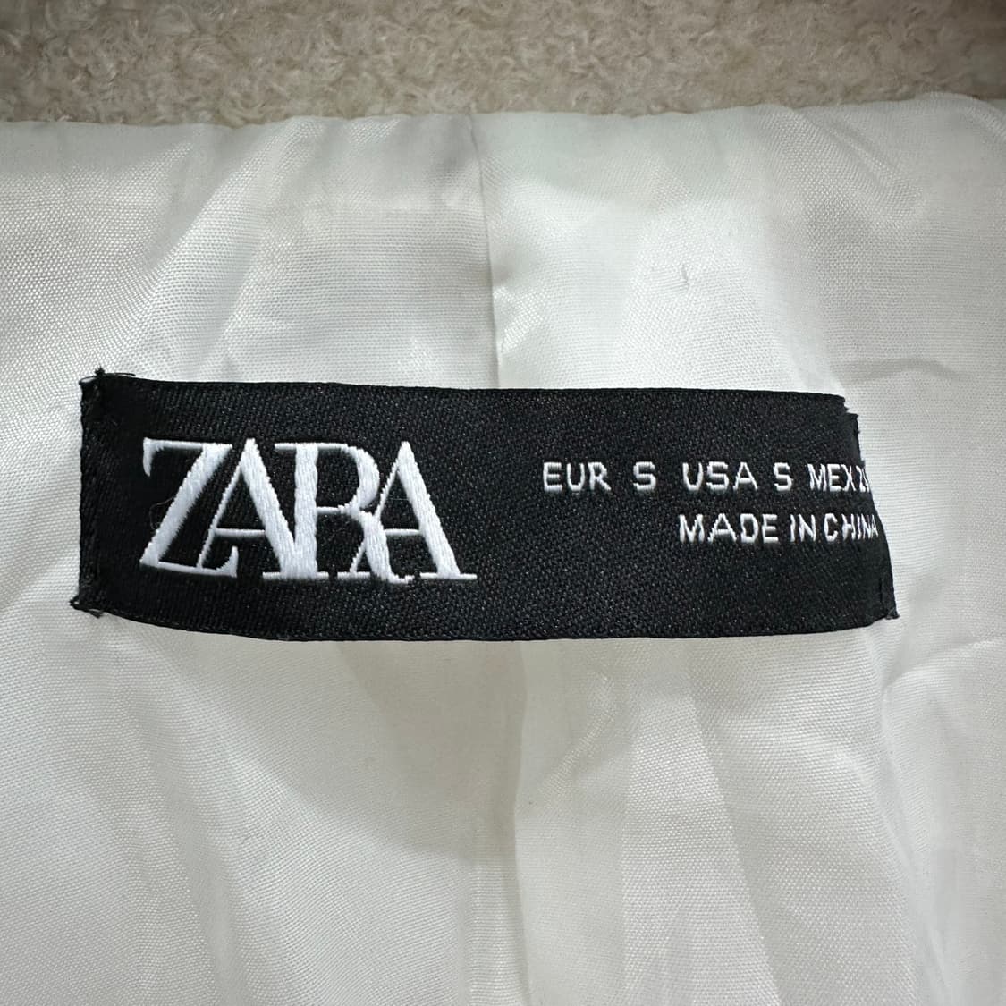 90 자라 여자 부클 롱코트 상품이미지4