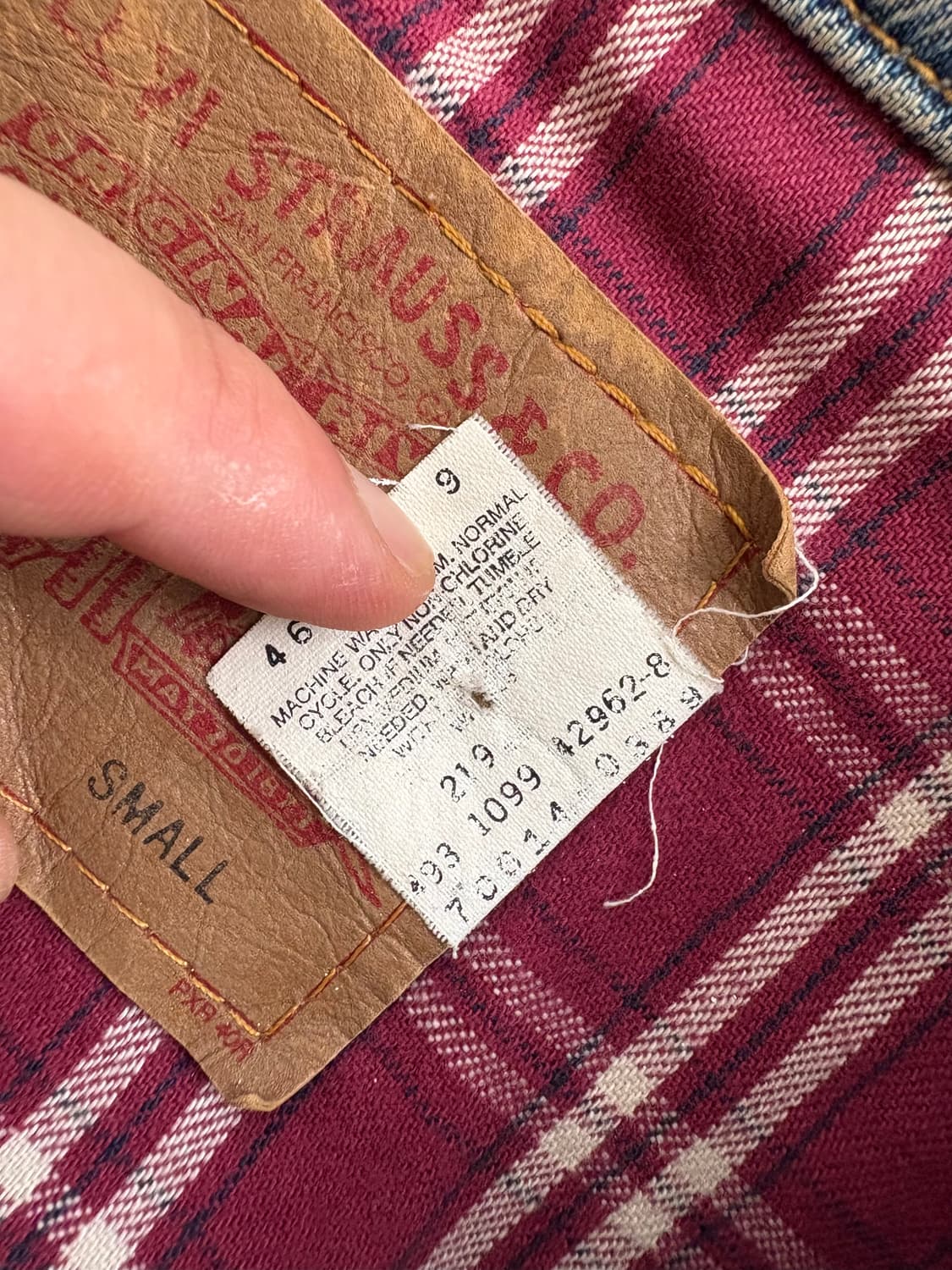 90's Vintage Levis 70614-0389  Denim JK 상품이미지5