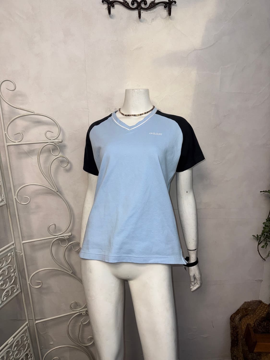 Adidas mute blue track half t 상품이미지6