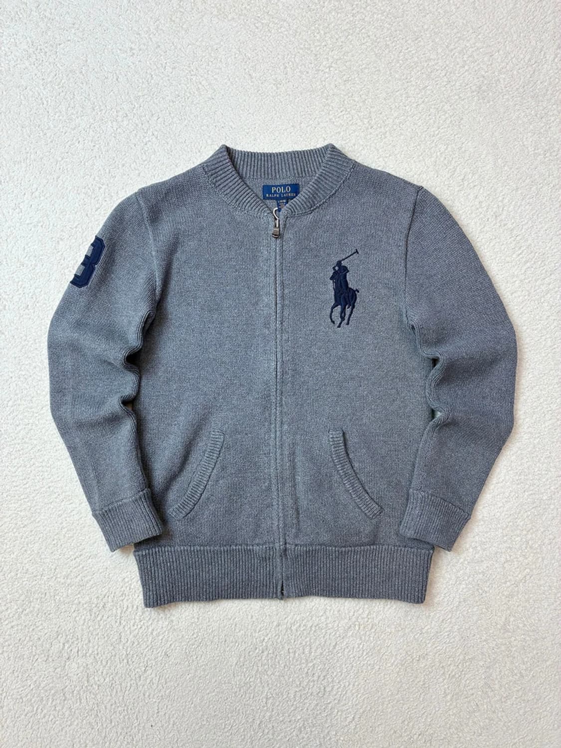 폴로 랄프로렌 100% 코튼 빅포니 니트 집업 PN5952 상품이미지1