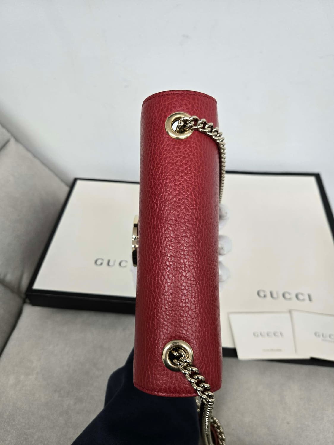 [보증서 정품] 구찌 인터로킹 숄더백 상품이미지4