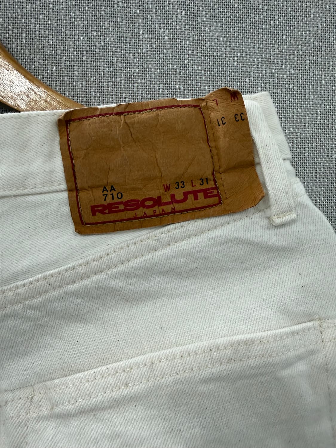 레졸루트 710 화이트 데님 팝니다. 상품이미지3