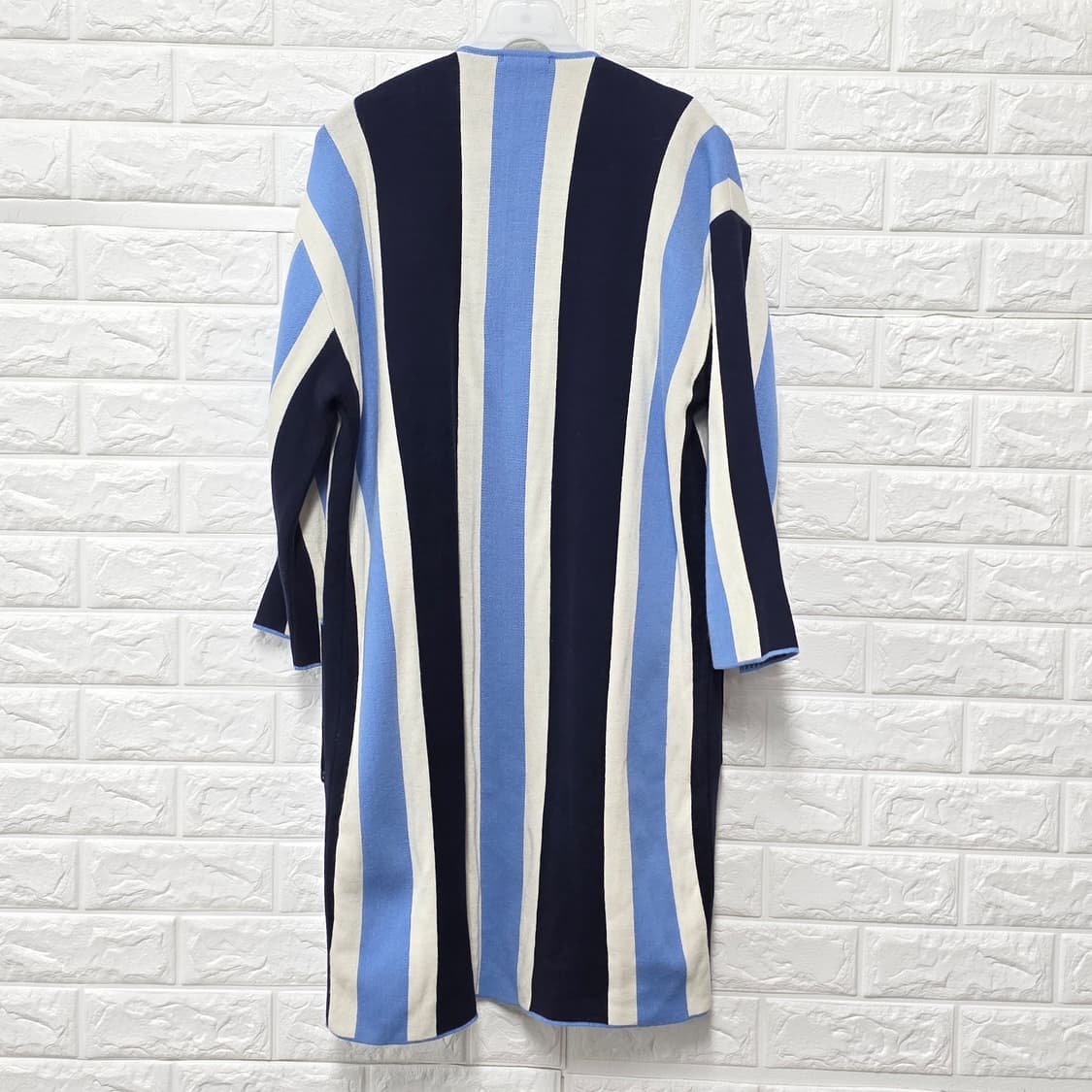 택포) 시슬리 스트라이프 롱 가디건 Free 상품이미지4