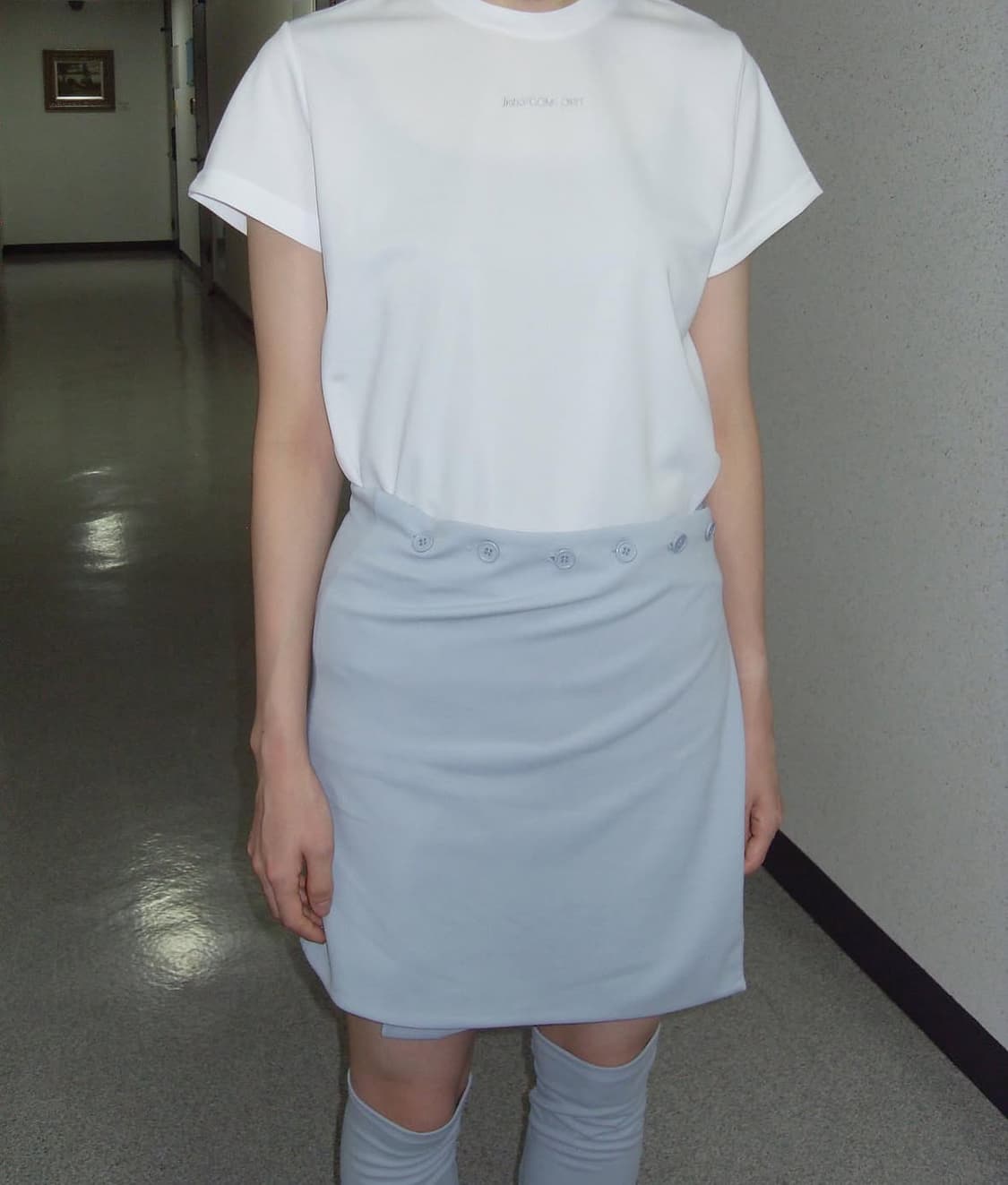 택포) 지초이 23-004 wrap skirt leg warmers  상품이미지1