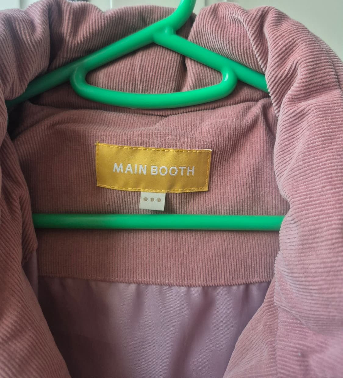 (최예나 착용) 메인부스 코듀로이 숏패딩 상품이미지7