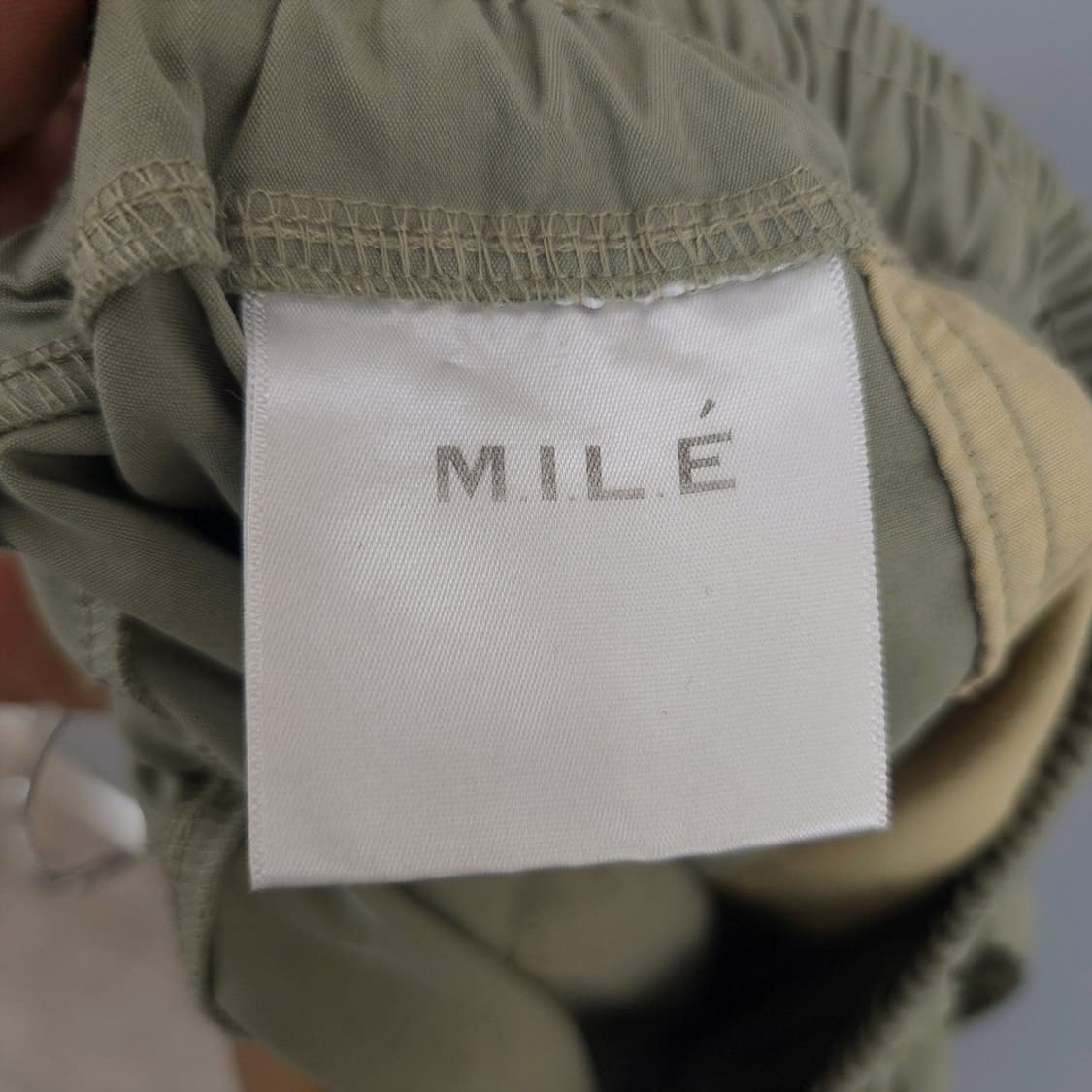 마일 MILE 밴딩 와이드 스트링 팬츠 L 상품이미지8