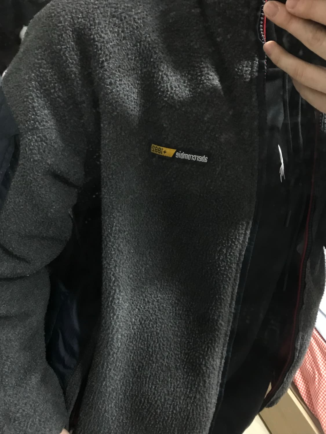 아베크롬비 2way 후리스 자켓 상품이미지6