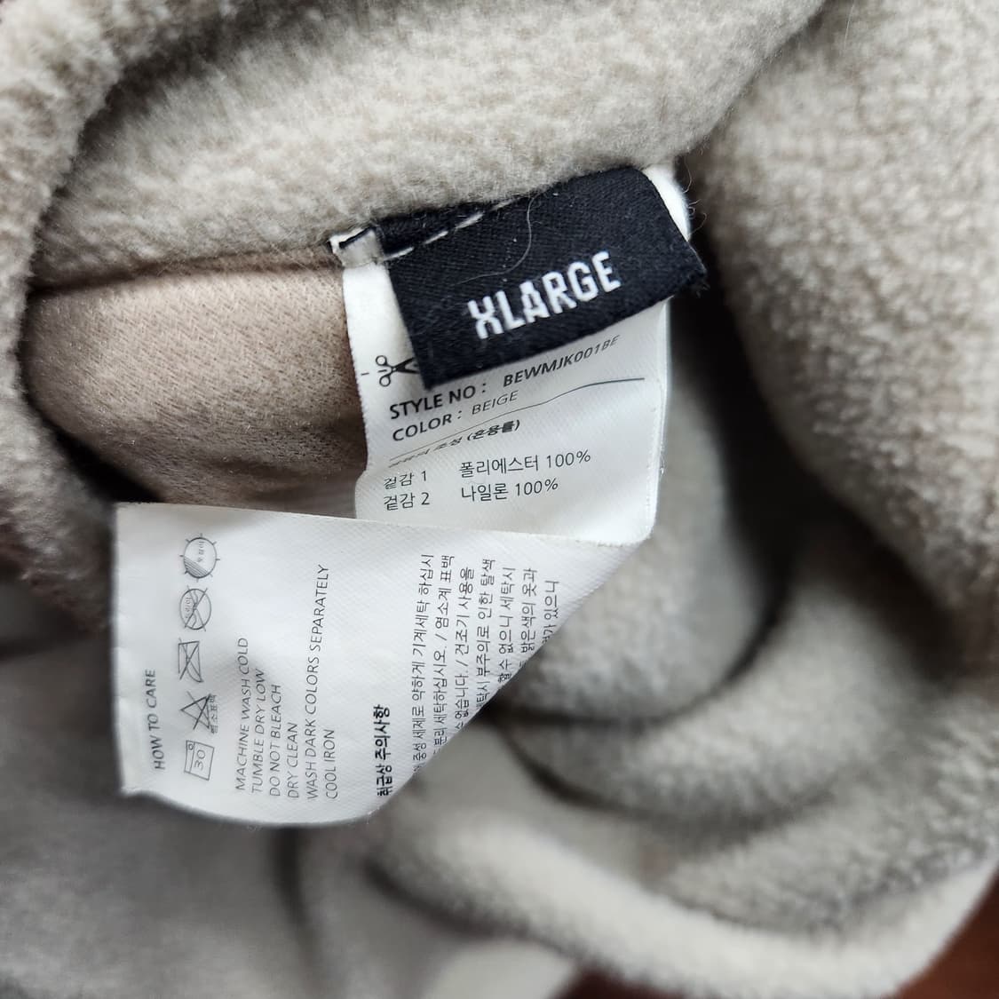 브라운브레스 체스트 포켓 양면 오버핏 집업 2XL 상품이미지7