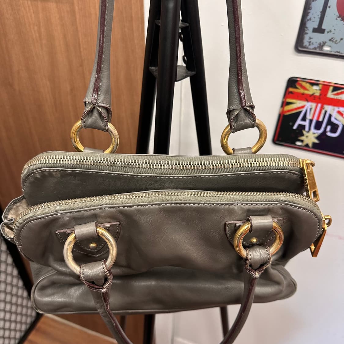 Marc Jacobs, Gray Leather Shoulder Bag  상품이미지7