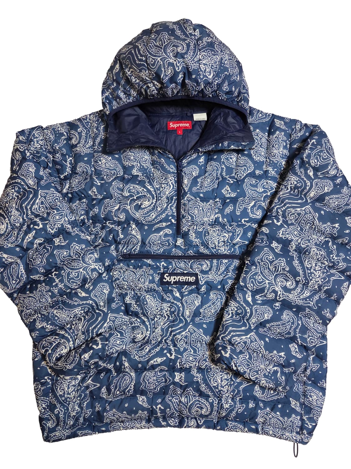 "Supreme Micro Down Half Zip Hooded Pull 상품이미지1