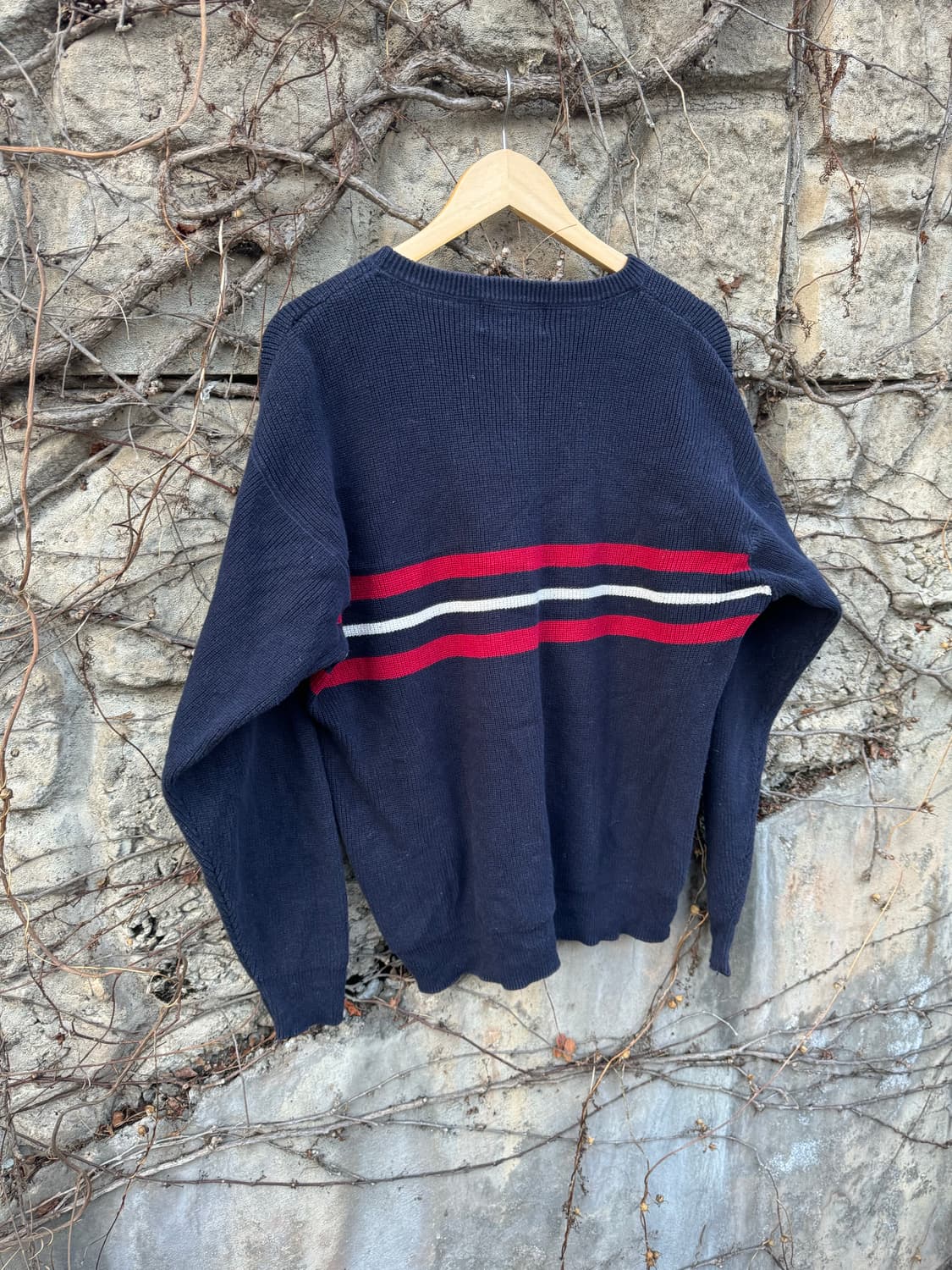 에디바우어 빈티지 스트라이프 와플 니트 m 상품이미지4