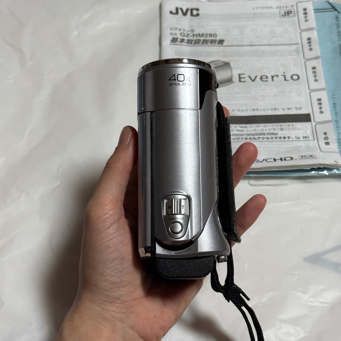 풀구성 JVC HM280 JVC캠코더 빈티지캠코더 브이로그캠코더 디카 상품이미지5