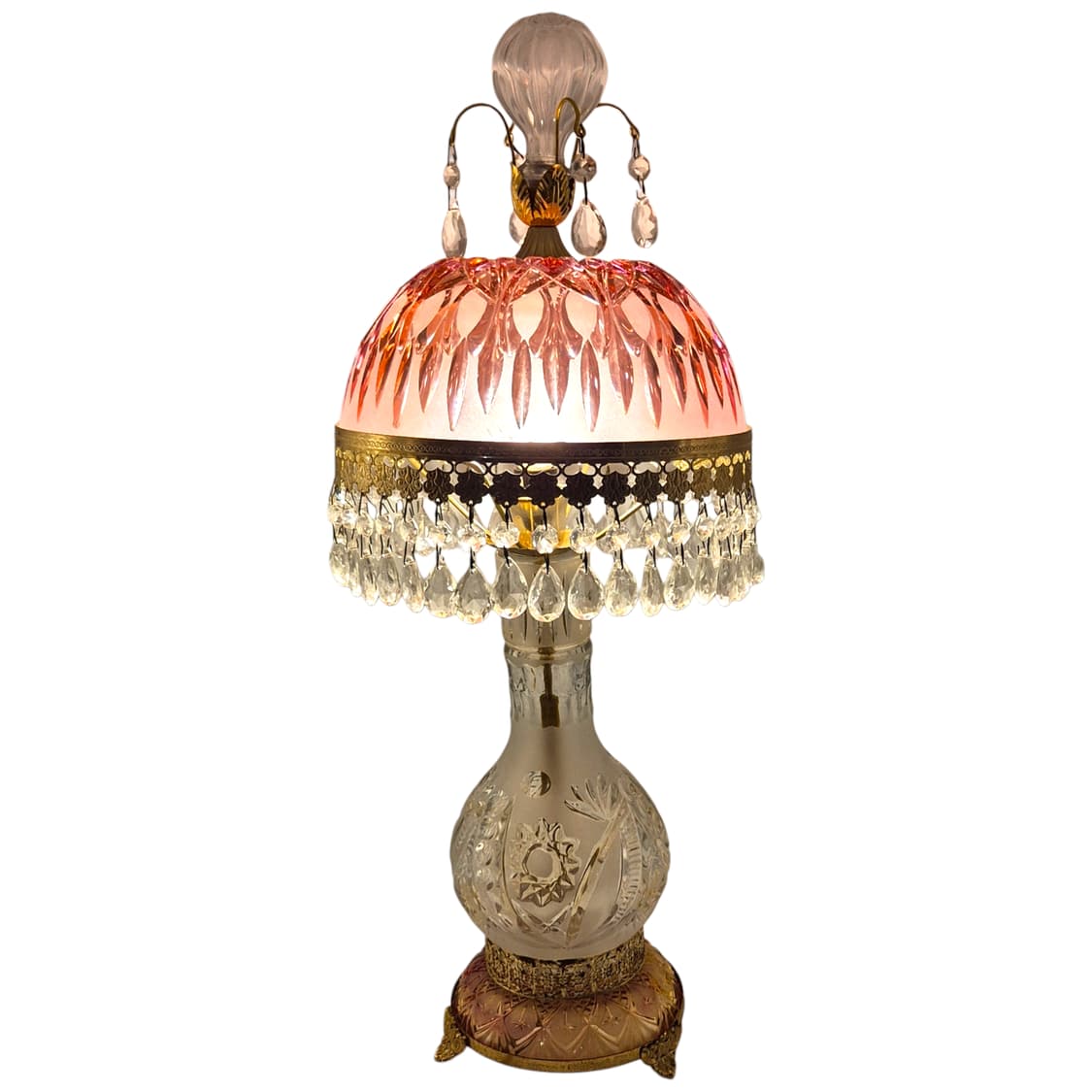 70s 체코 엔틱 샹들리에 대형 스탠드 조명 상품이미지3