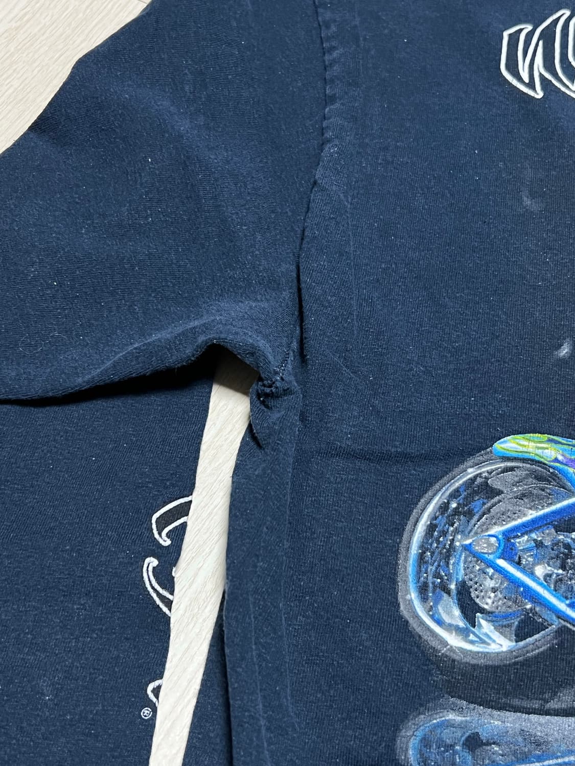00s 웨스트코스트쵸퍼스 바이크 롱슬리브 네이비 XL사이즈 상품이미지7