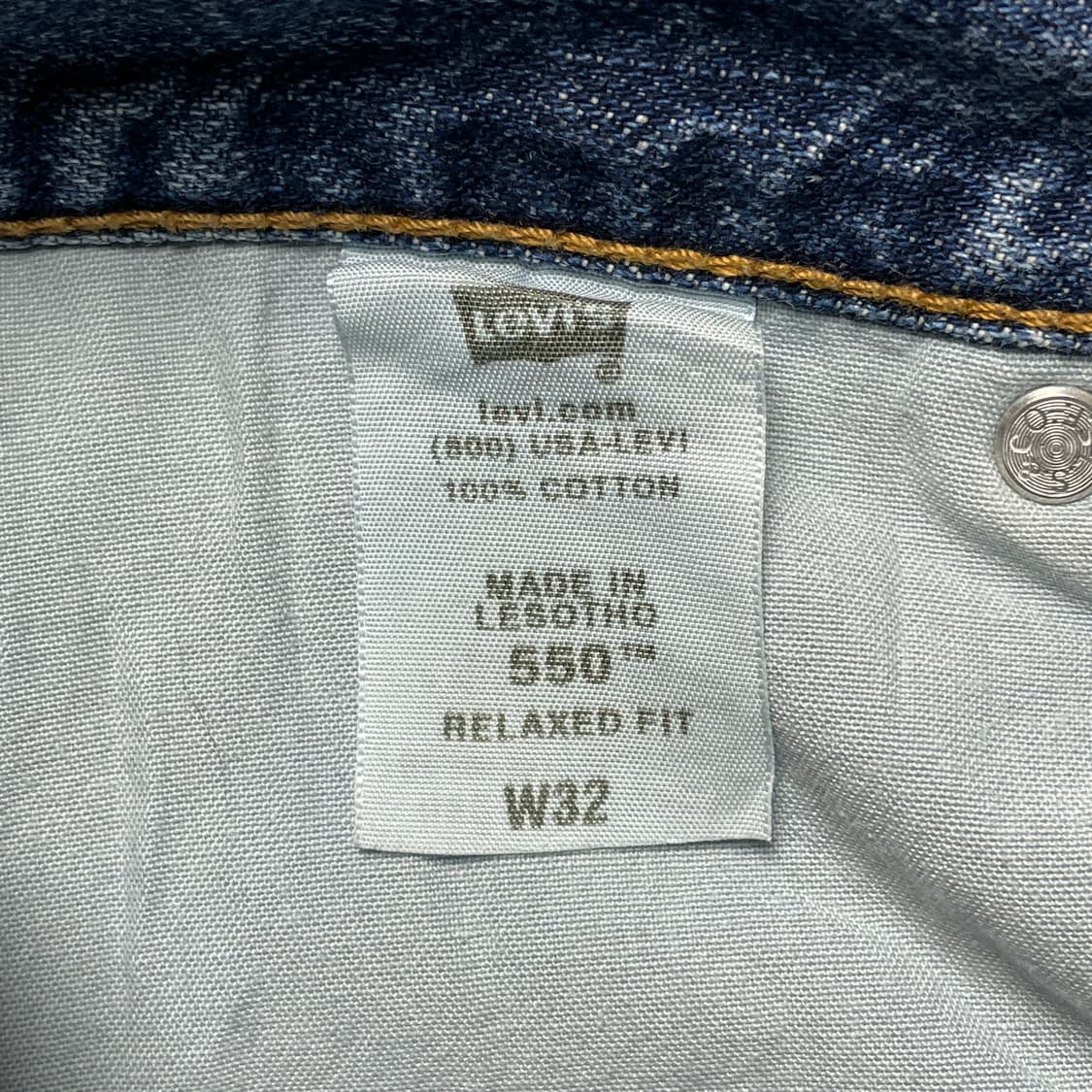 LEVI'S 00s 리바이스550 중청 데님 하프팬츠 A01171 상품이미지10