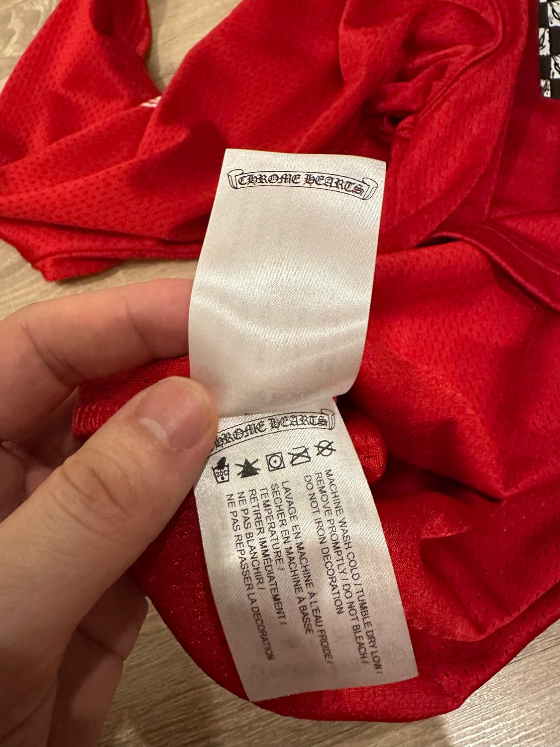 크롬하츠 레드저지 롱슬리브 Lsize 상품이미지6