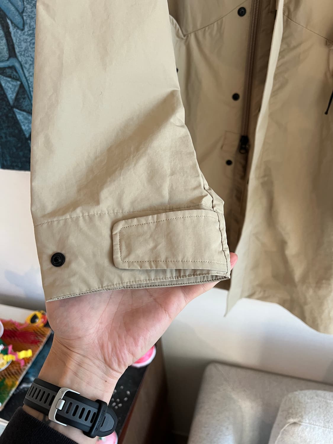 Goldwin 골드윈 필드 후디드 오버 코트 m 상품이미지5