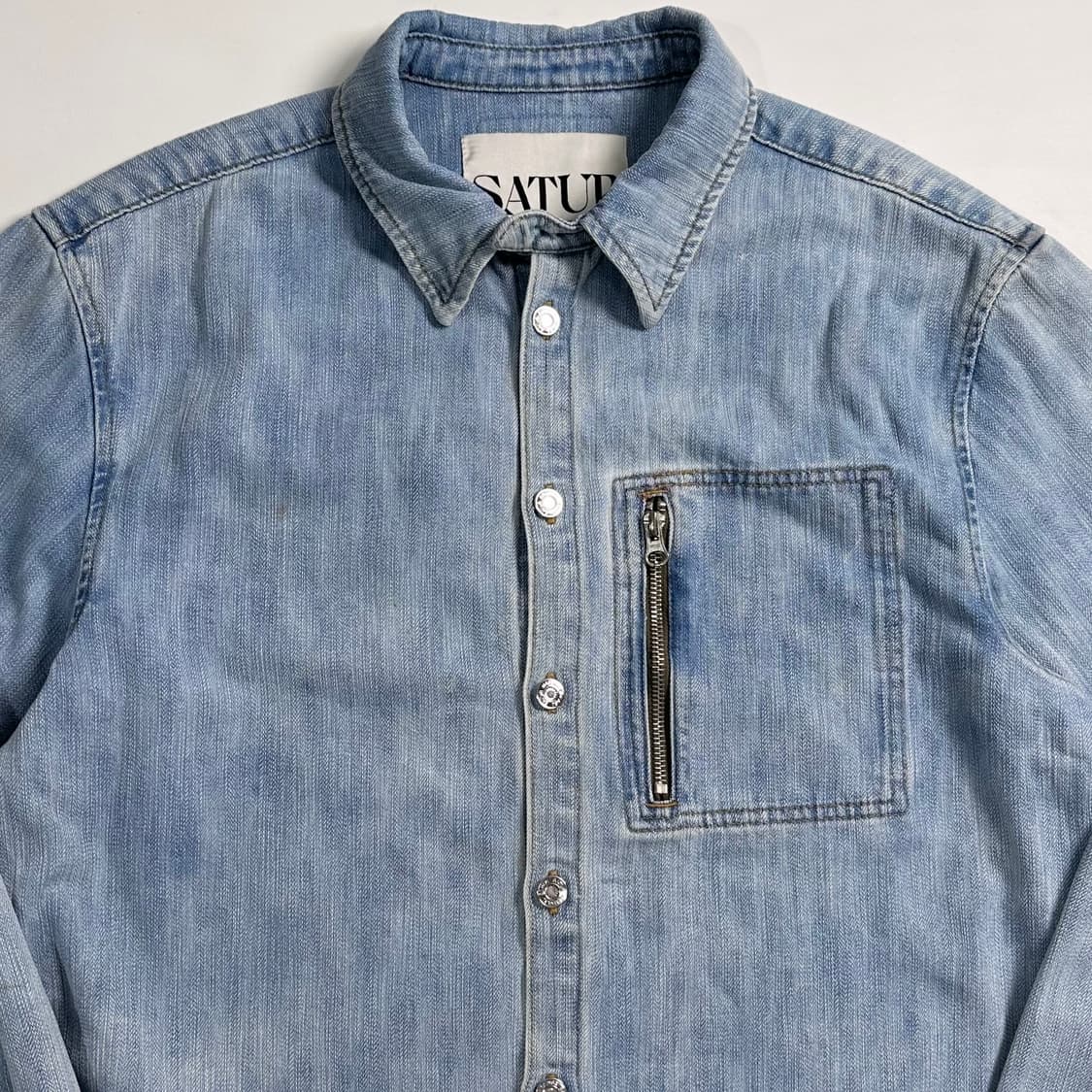 세터 데님 셔츠 자켓 상품이미지2