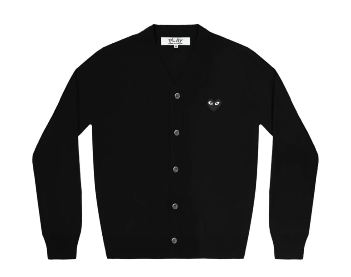 꼼데가르송 가디건 블랙 상품이미지1