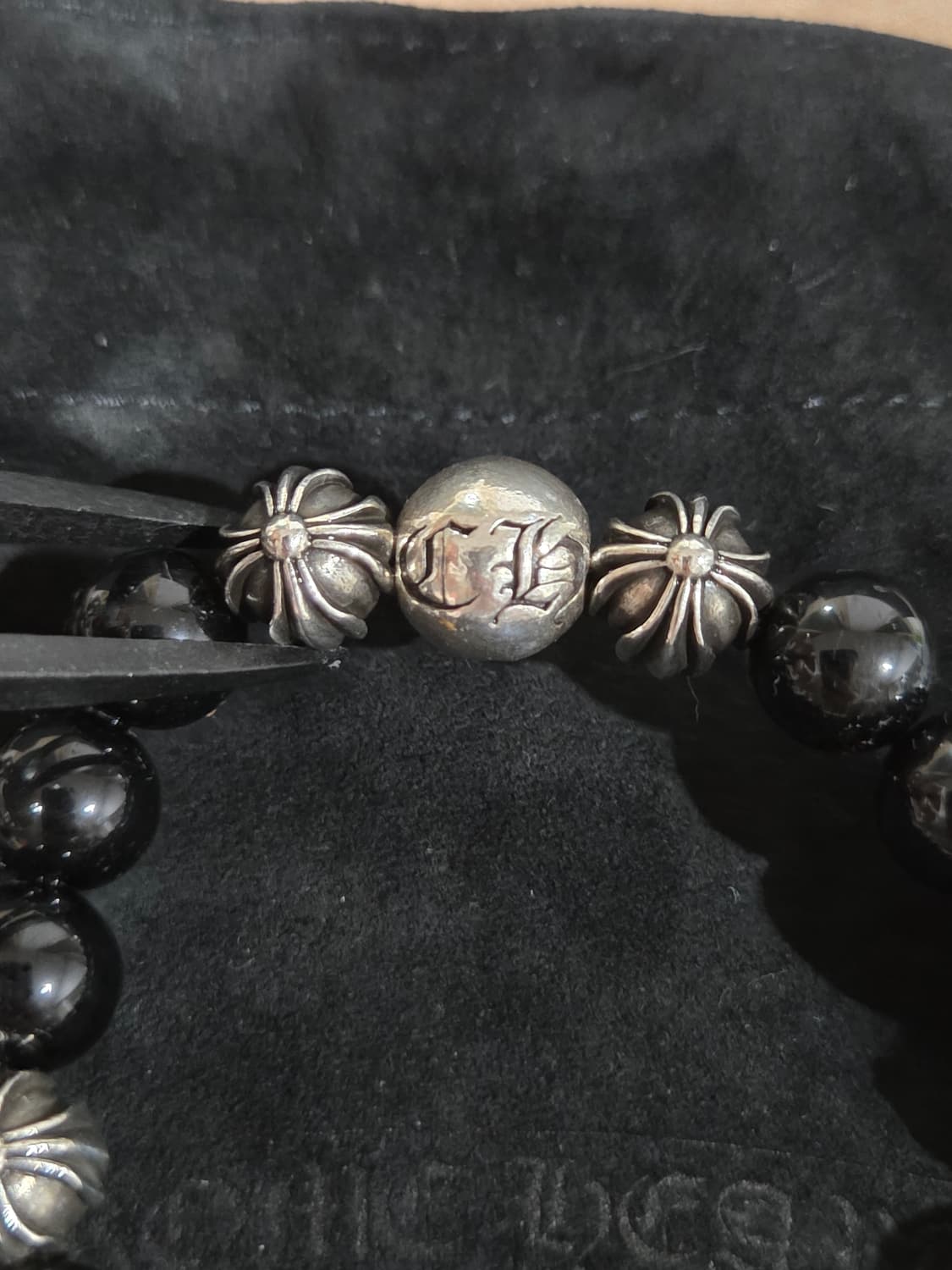 정품 크롬하츠 토르말린8볼 비즈팔찌 상품이미지6