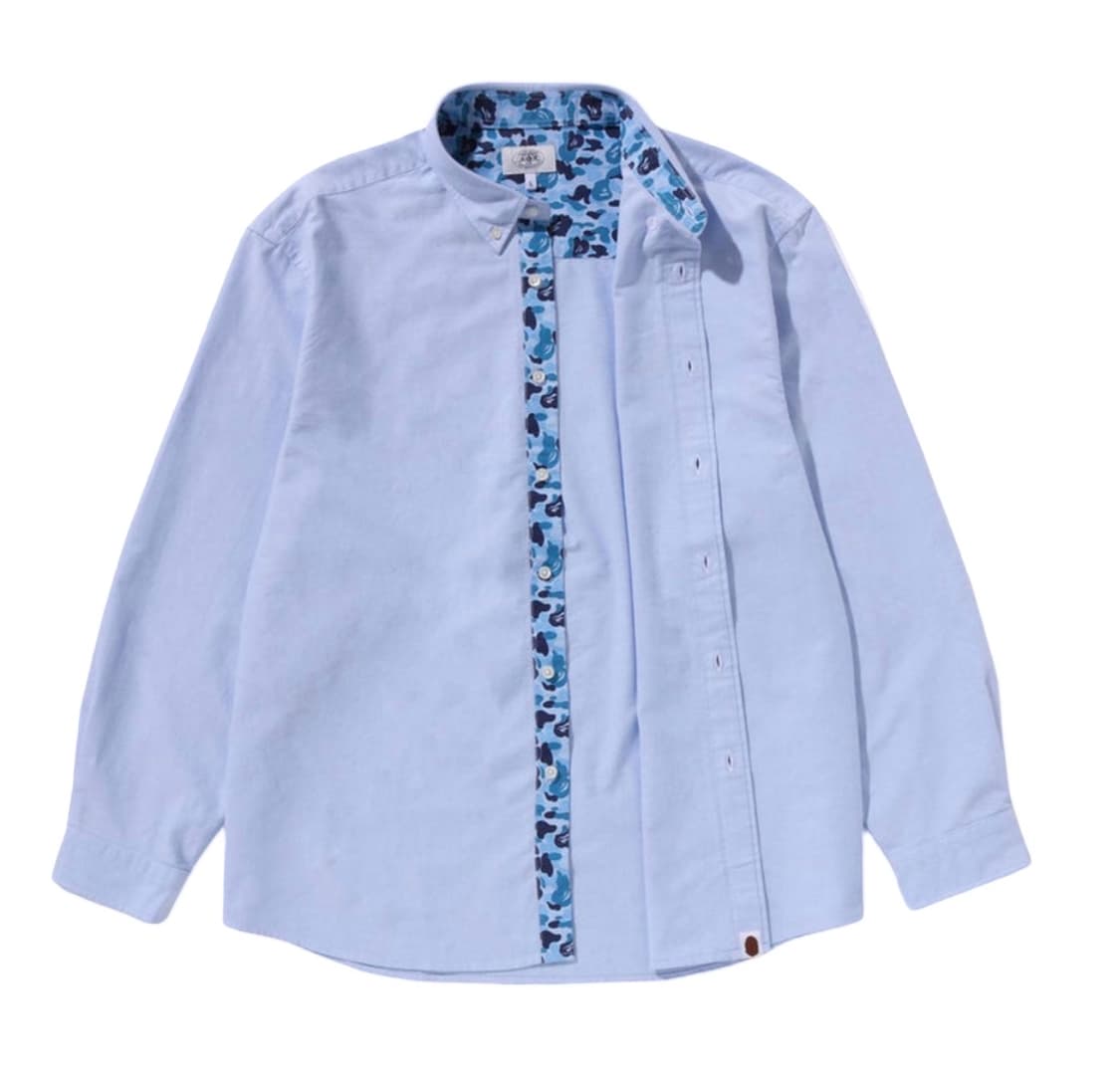 새상품 XL) 베이프 ABC 카모 원 포인트 셔츠 삭스 상품이미지2