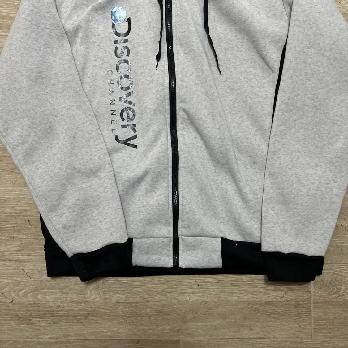 디스커버리 채널 빅로고 레이어링 후드집업 [그레이] 2XL/110 상품이미지3