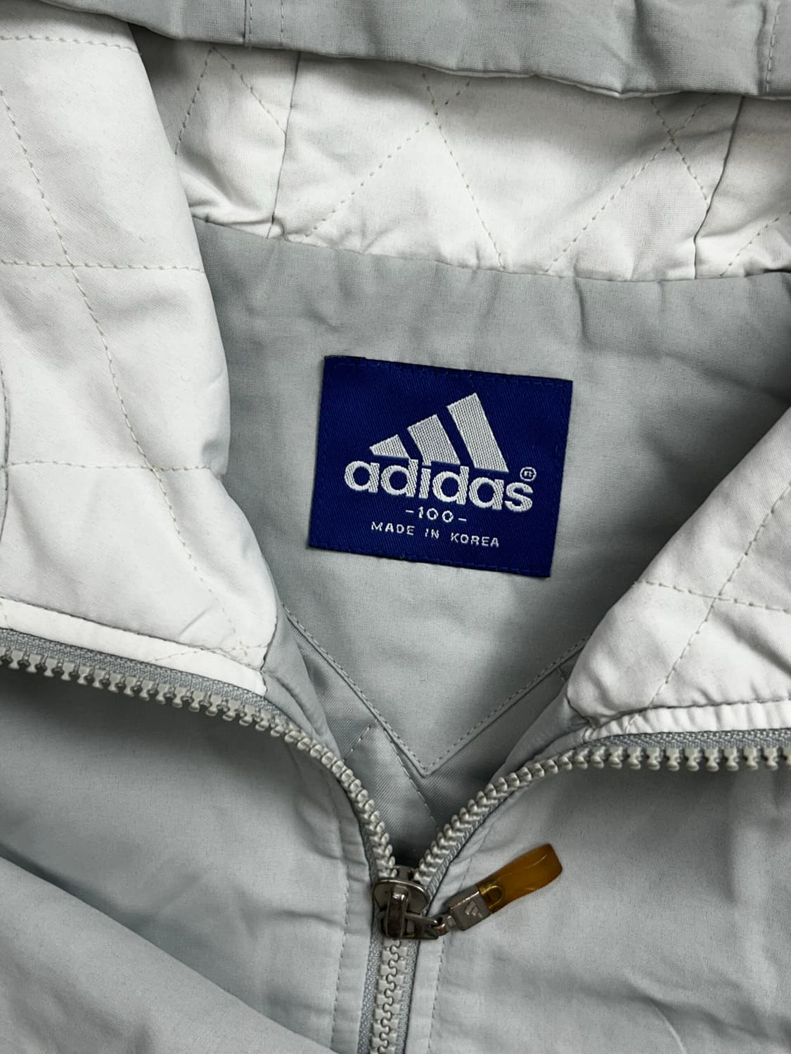 아디다스 90s 그레이 바람막이 누빔 점퍼 100 상품이미지5