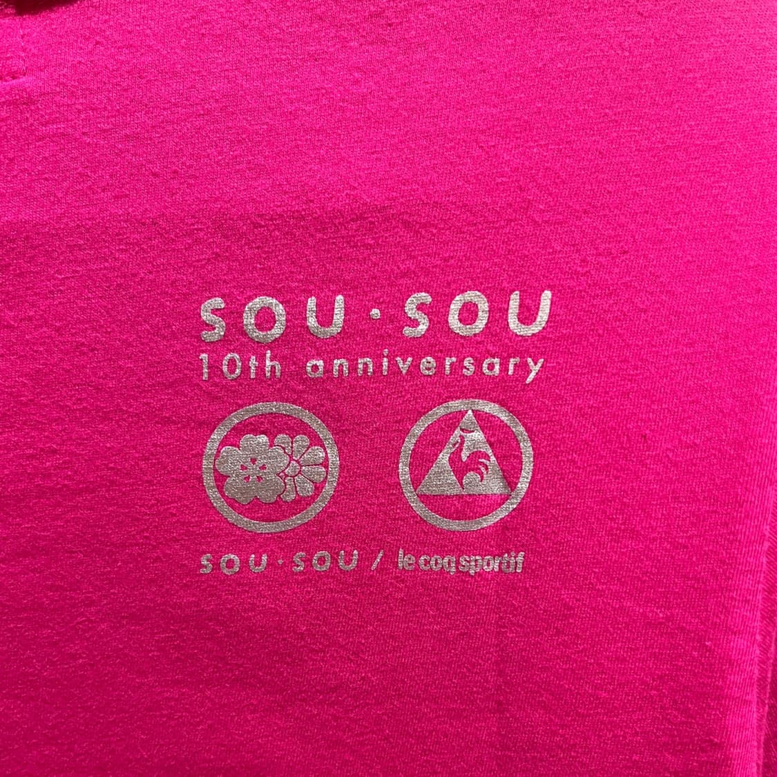 SOU SOU x le coq sportif 도쿄걸 땡땡이 티셔츠 상품이미지6