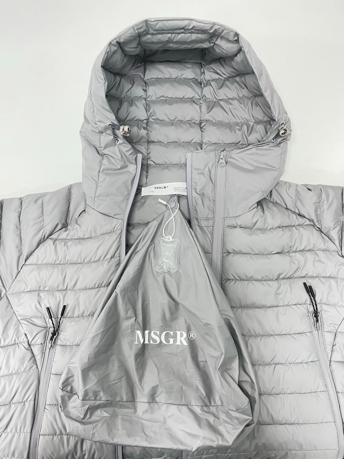 2way지퍼 경량패딩(새상품) 상품이미지6