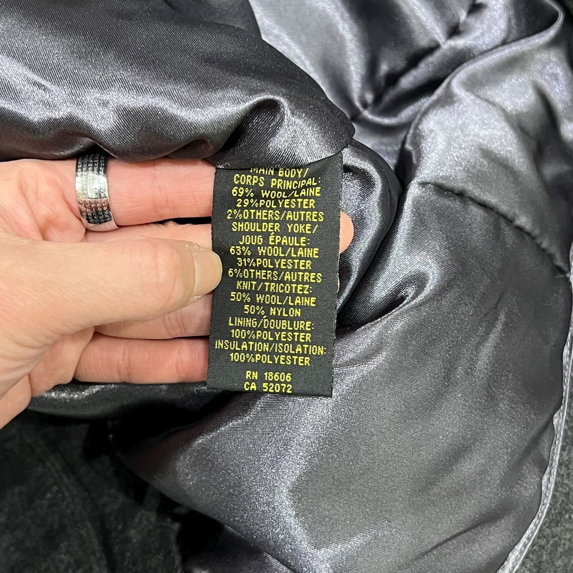 쇼트 하이넥 울 더블코트 s08568 상품이미지8