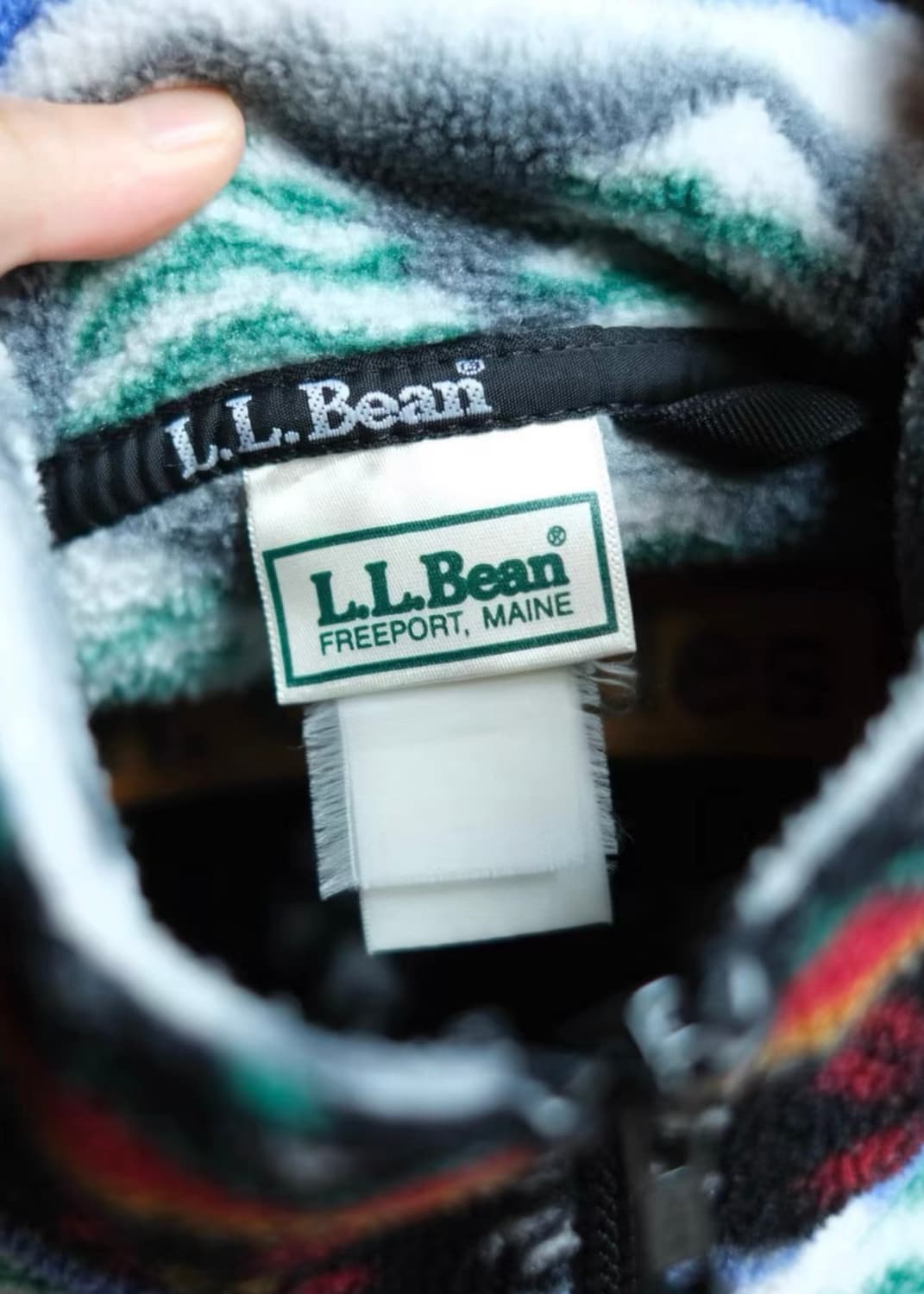90s~00s L.L.Bean 빈티지 하프 집업 플리스 상품이미지4