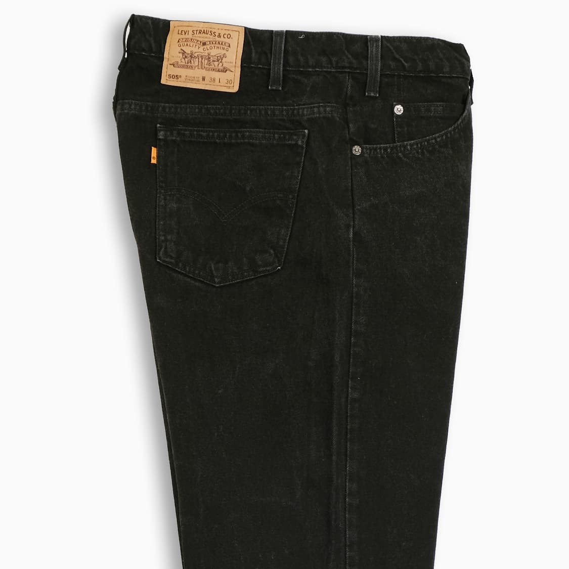 리바이스 505 오렌지탭 흑청 블랙진 90s 36인치 OR50538104 상품이미지5