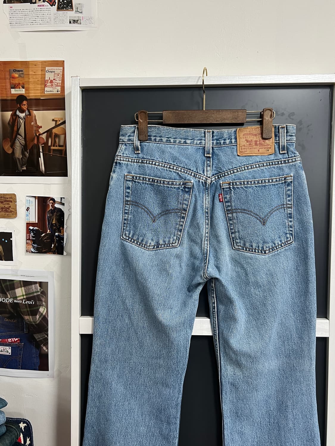 00s Levis 리바이스 517 부츠컷 연청 데님 팬츠  상품이미지2