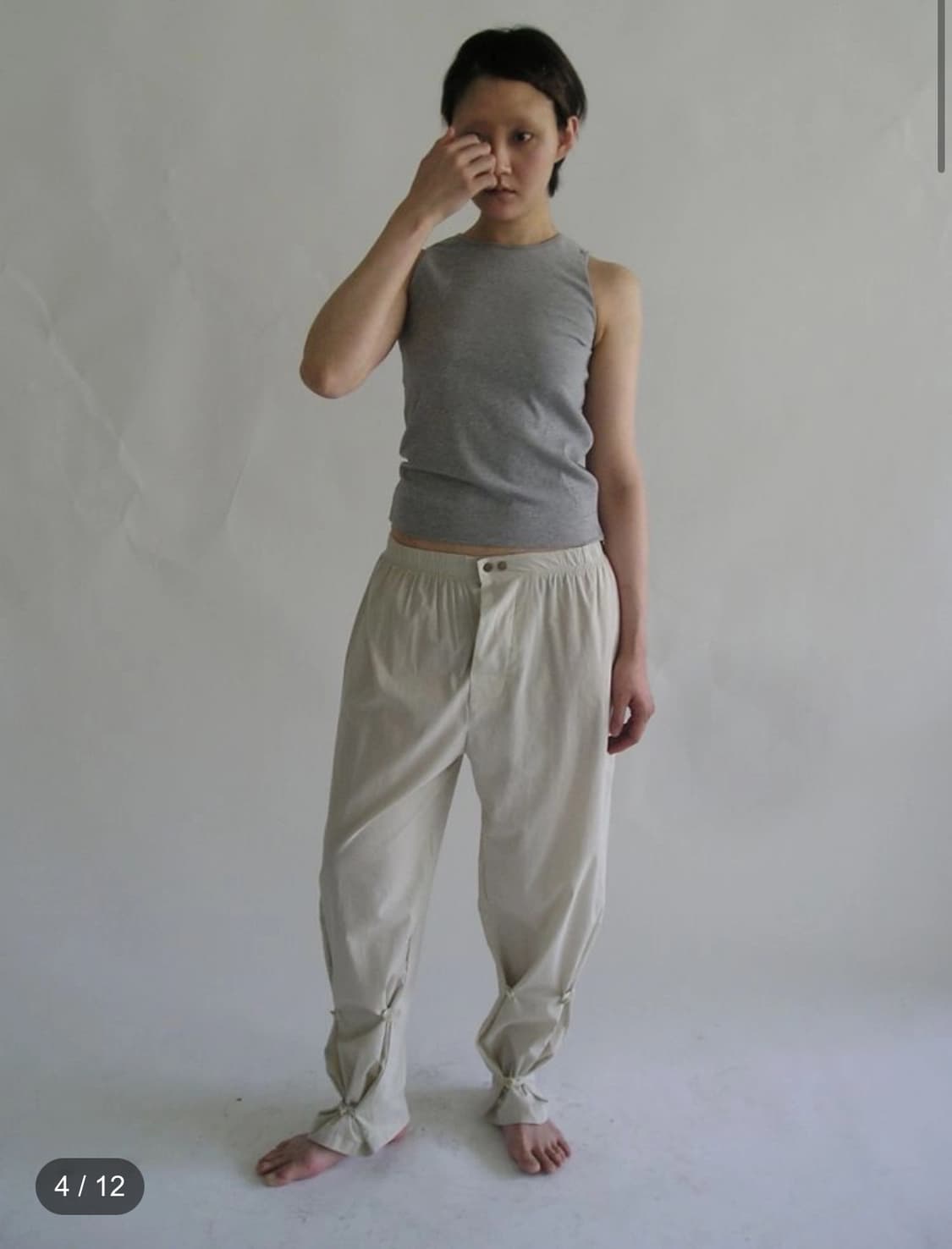 Eonts Cotton button pants 상품이미지3