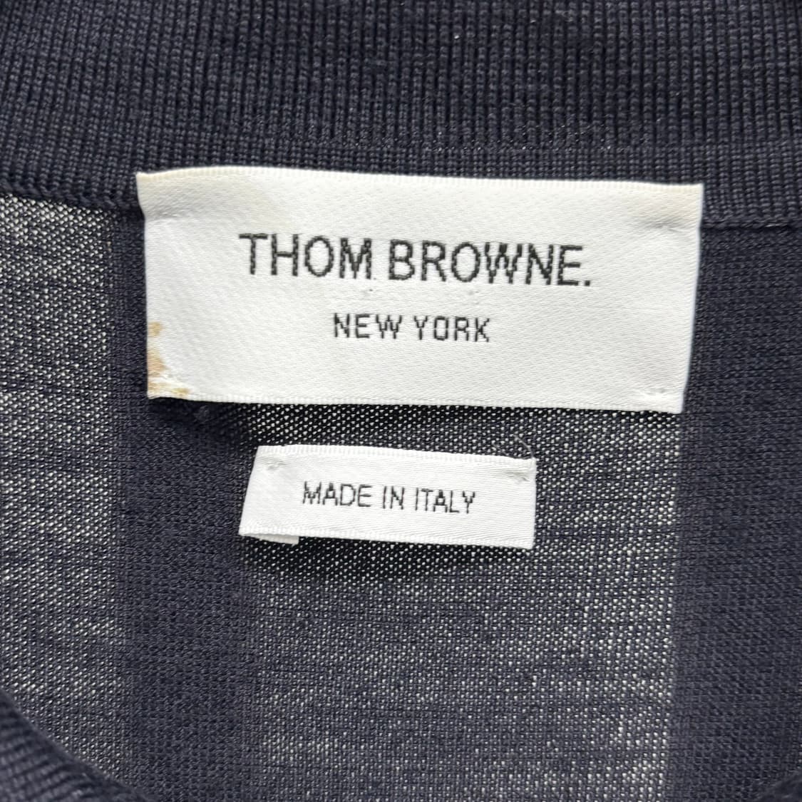 [4]톰브라운 사선완장 pk 니트 카라티 상품이미지3