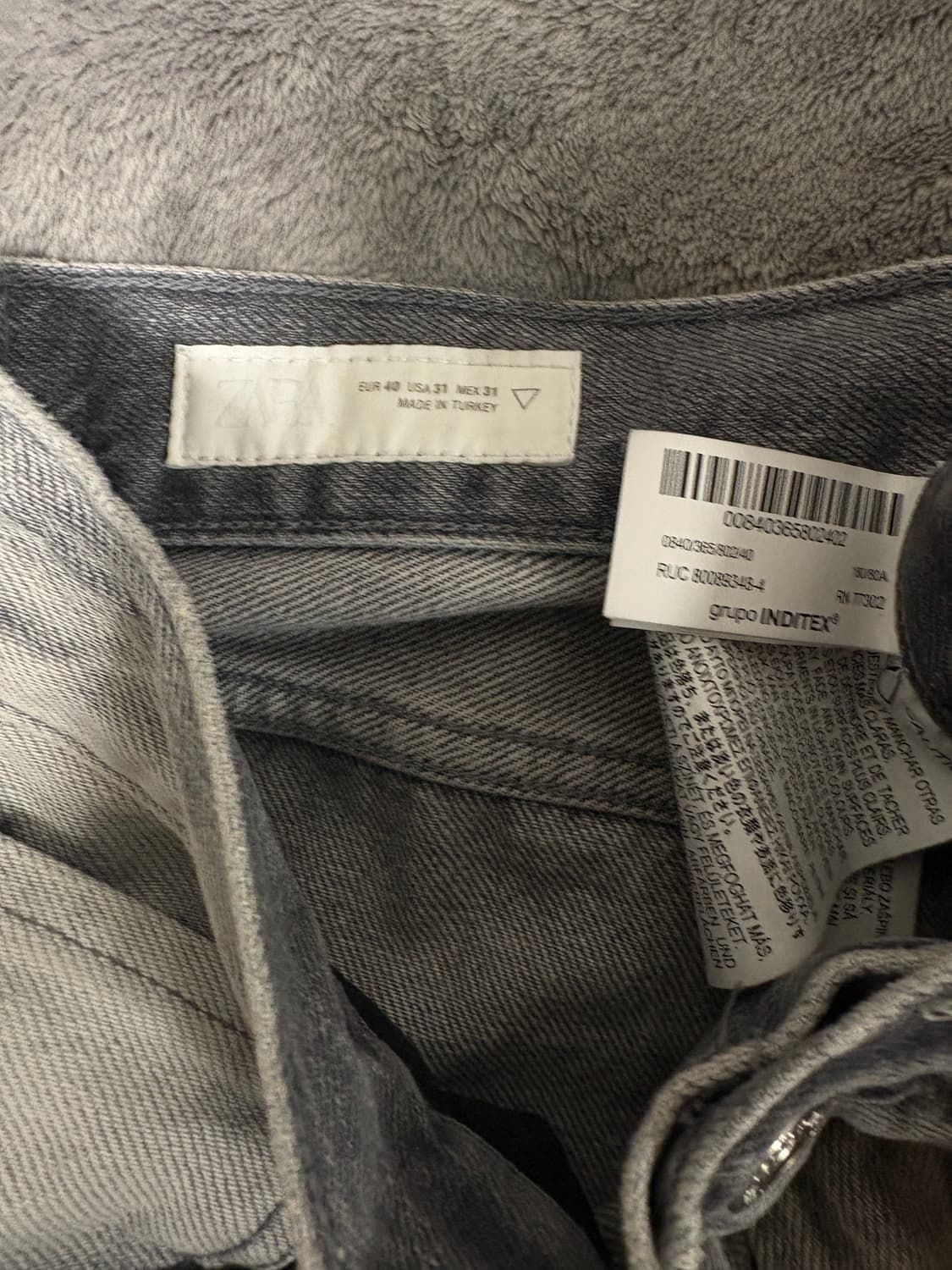 자라 루즈핏 페인팅 스플래시 데님 상품이미지8