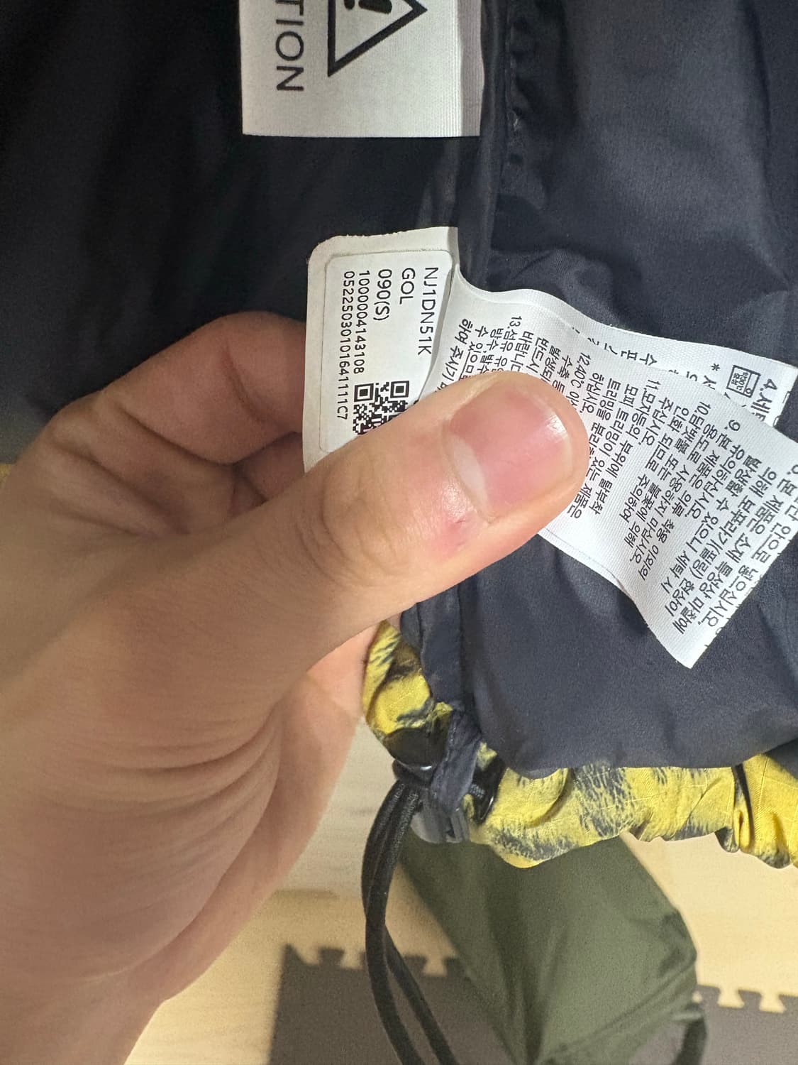 노스페이스 레오파드 패딩 S(90) 상품이미지4