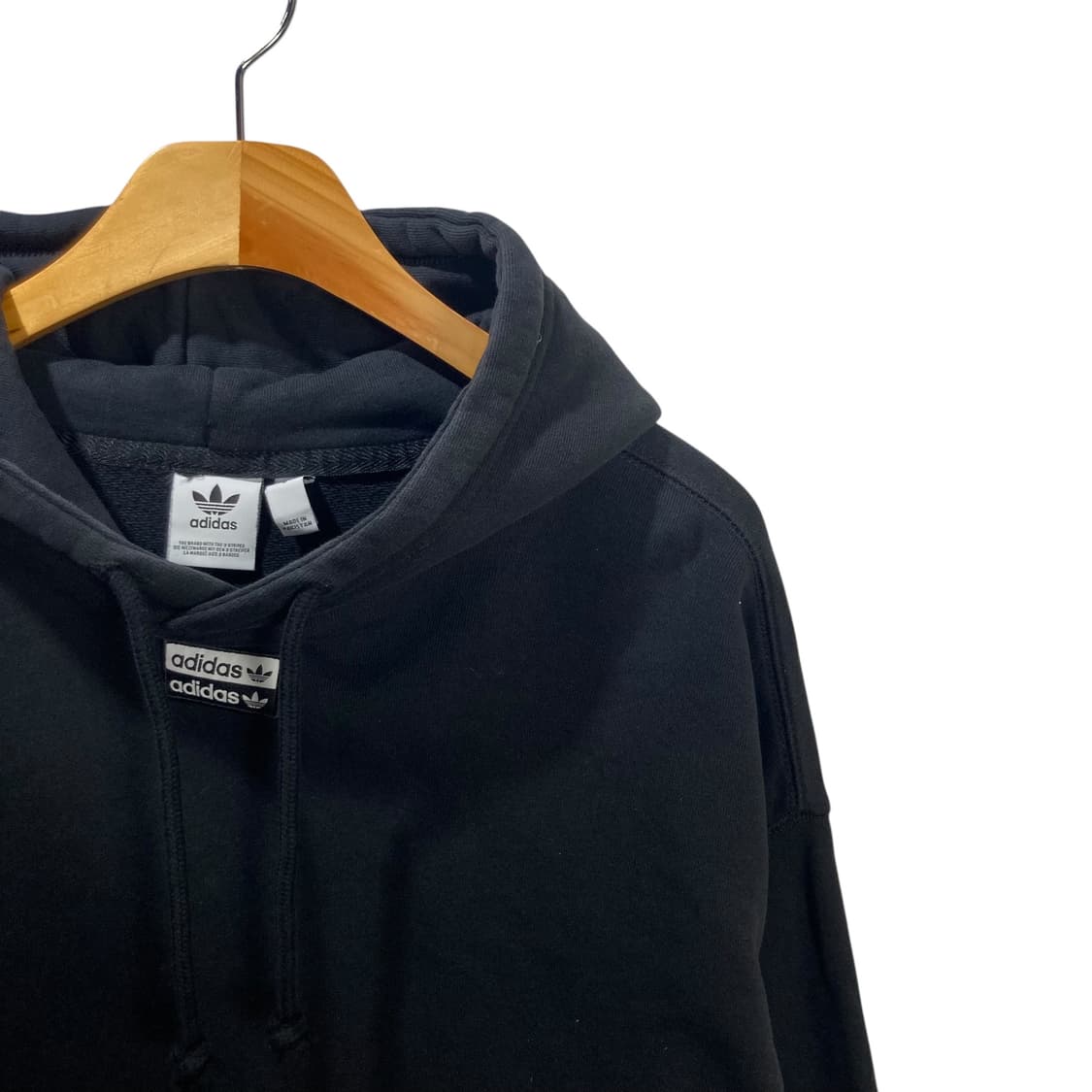 아디다스 블랙 후드 상품이미지3