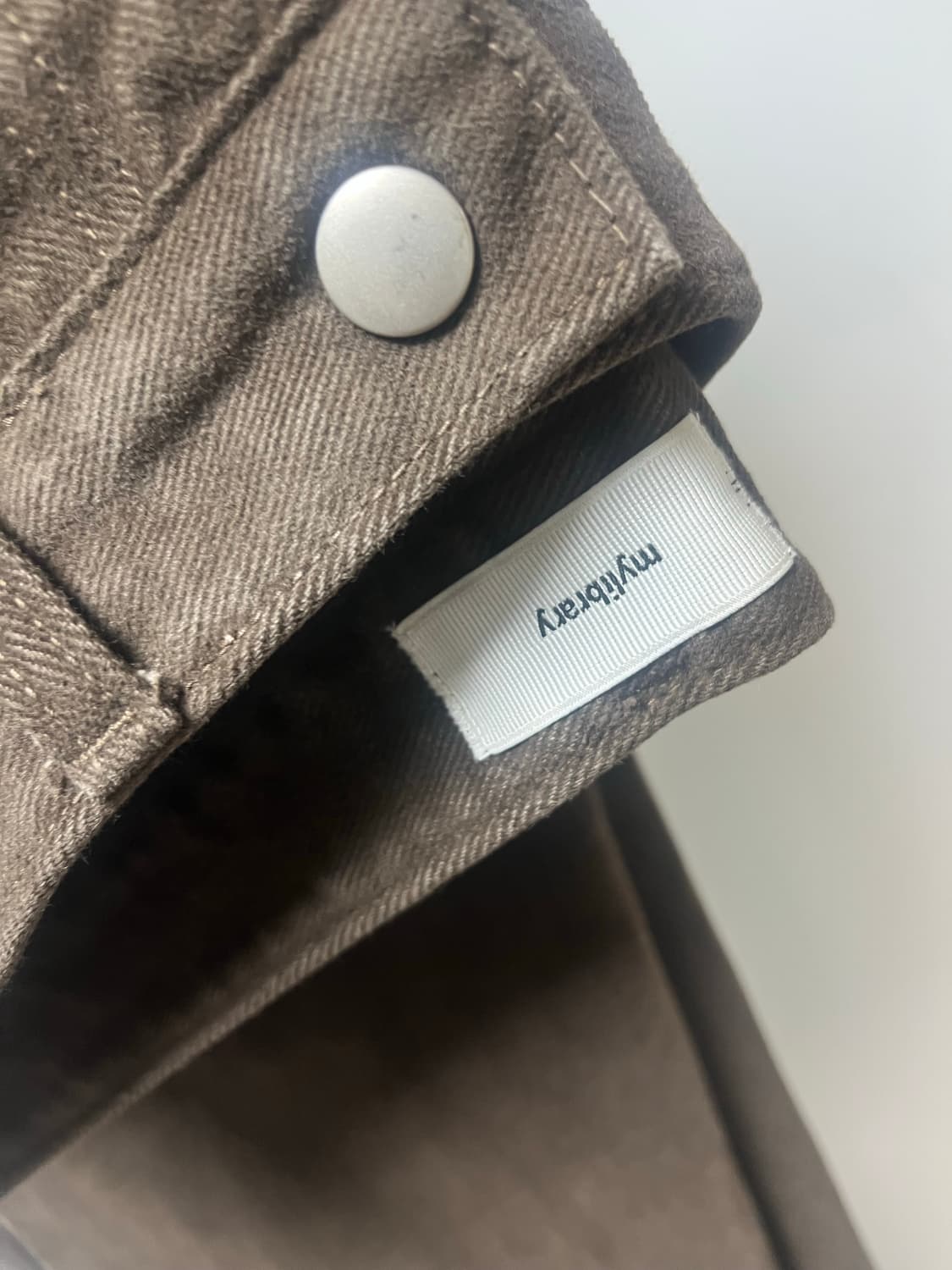 마이라이브러리 104 garment dyed pants brown (M) 상품이미지3