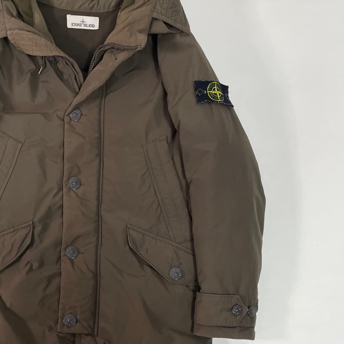 18fw 스톤아일랜드 마이크로랩스 후드 다운패딩 (on.55)   상품이미지2