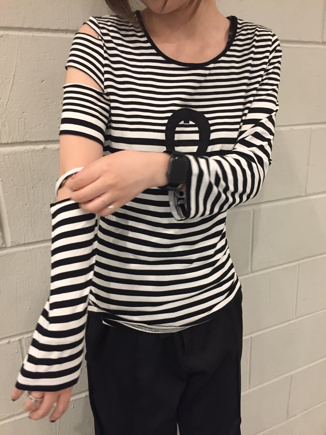”Unknown“ Stripe Dismantling Long Sleeve 상품이미지2