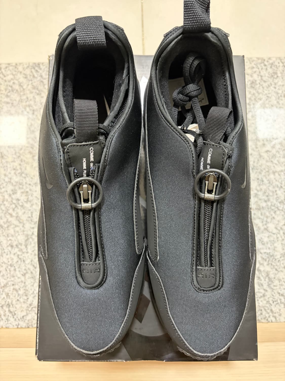 나이키x꼼데가르송 에어맥스 선더SP 블랙 상품이미지2