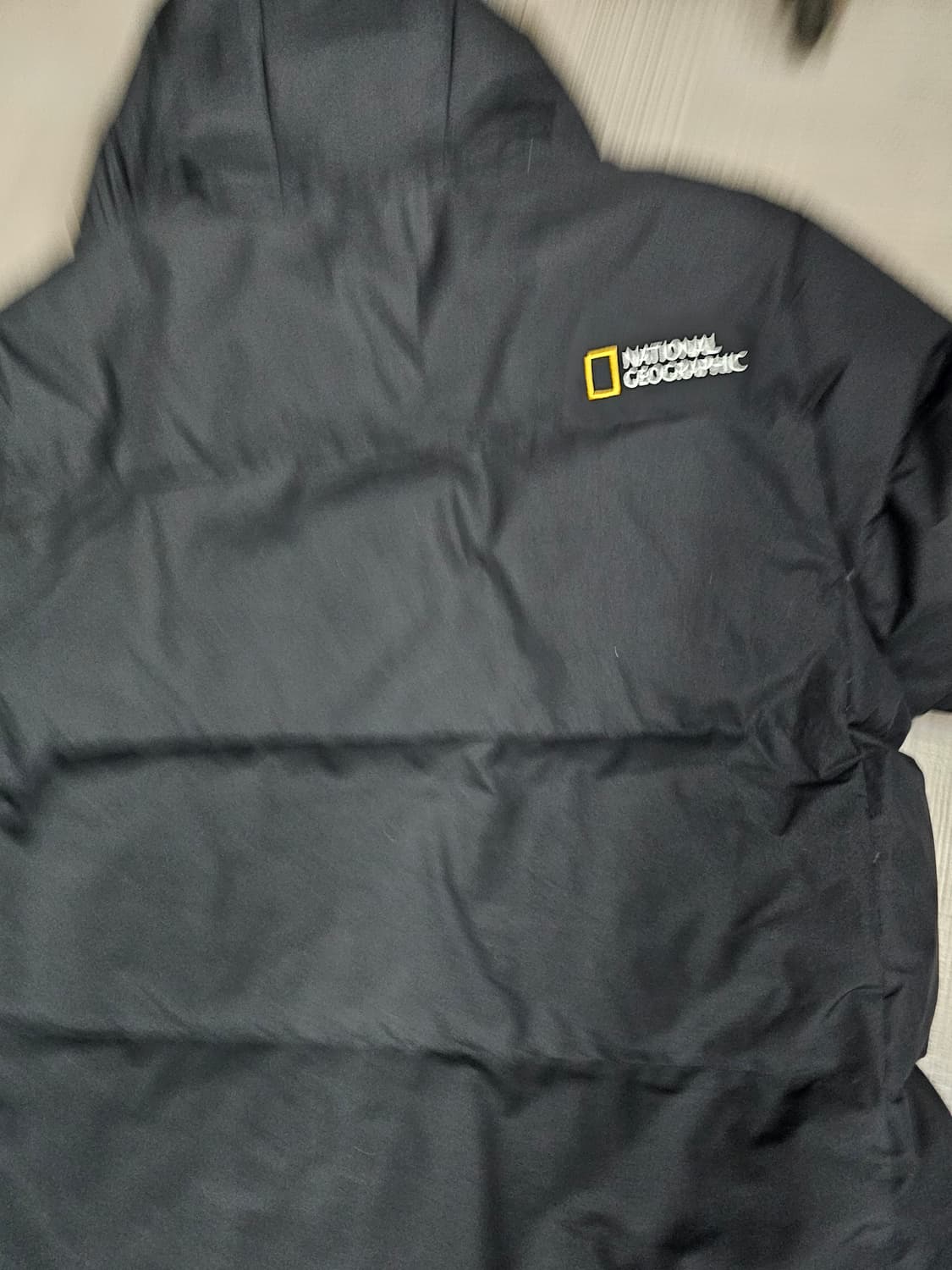 내셔널지오그래픽 블랙 구스다운 롱패딩 상품이미지8