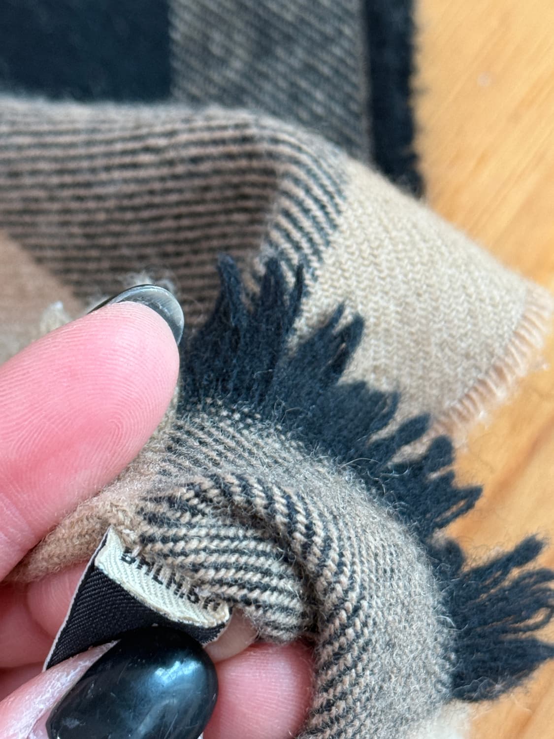 버버리 정품 남성 여성 울 캐시미어 머플러 목도리 상품이미지4