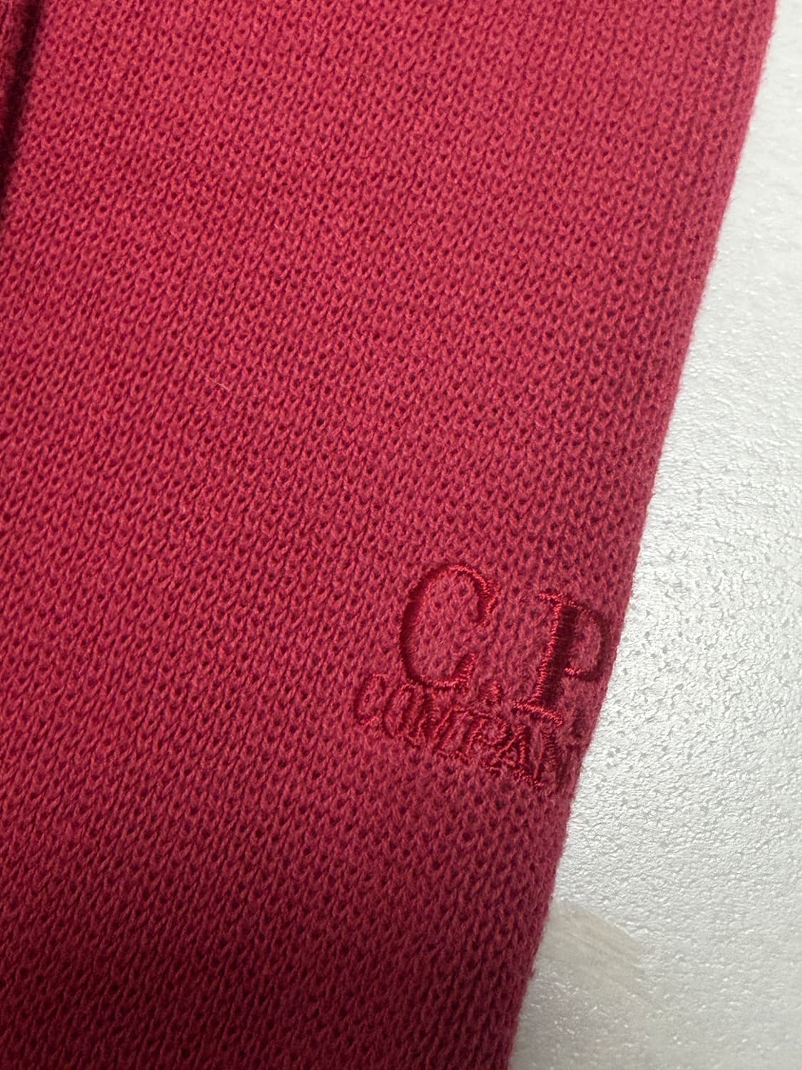 [ XL ] 00’s CP컴퍼니 아카이브 고글 후드 니트집업 레드 상품이미지4