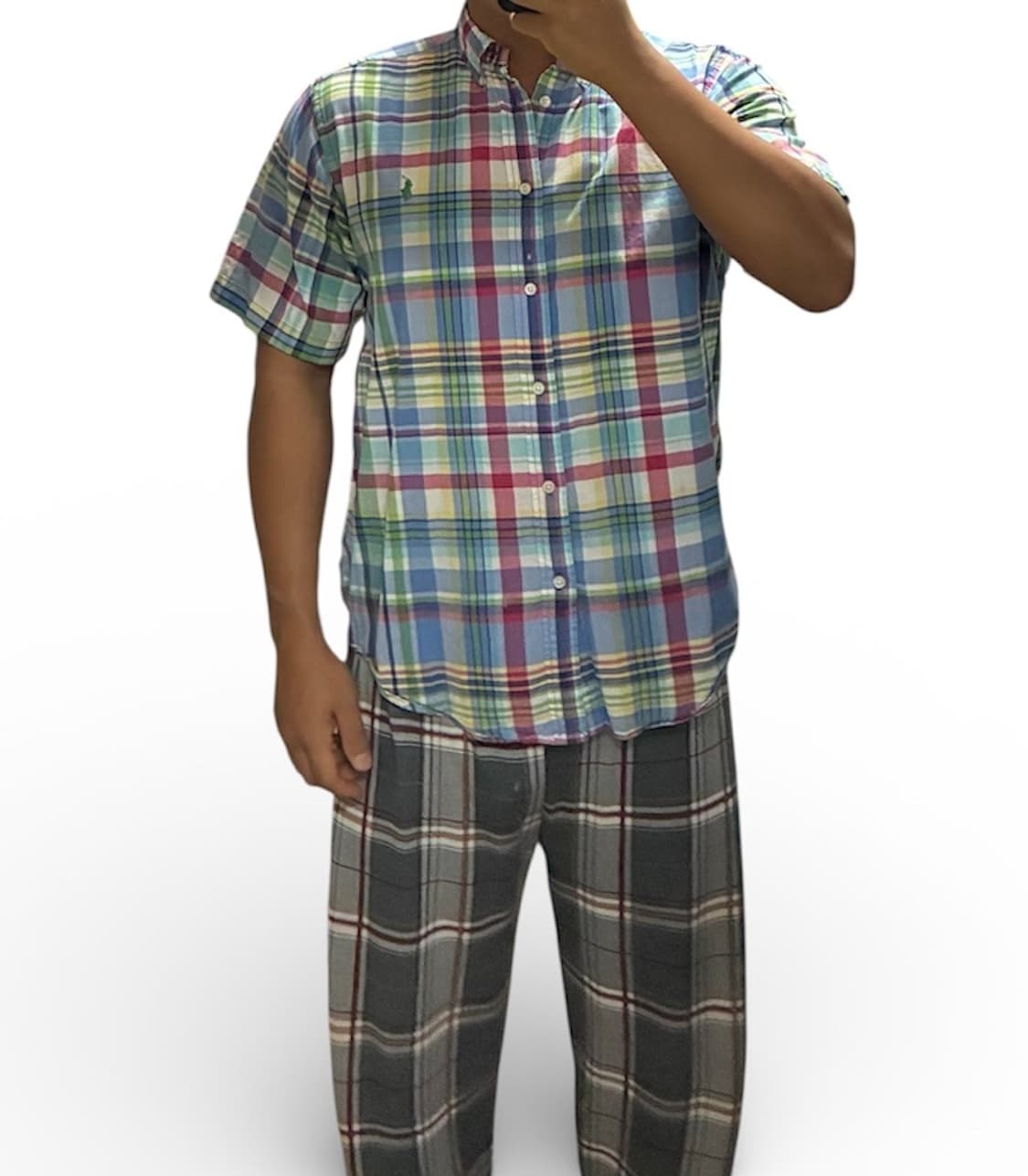 [새상품] 폴로랄프로렌 체크 패턴 반팔 셔츠 (M/95) 상품이미지7