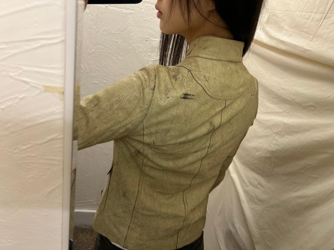 MCM flake leather jacket 상품이미지4