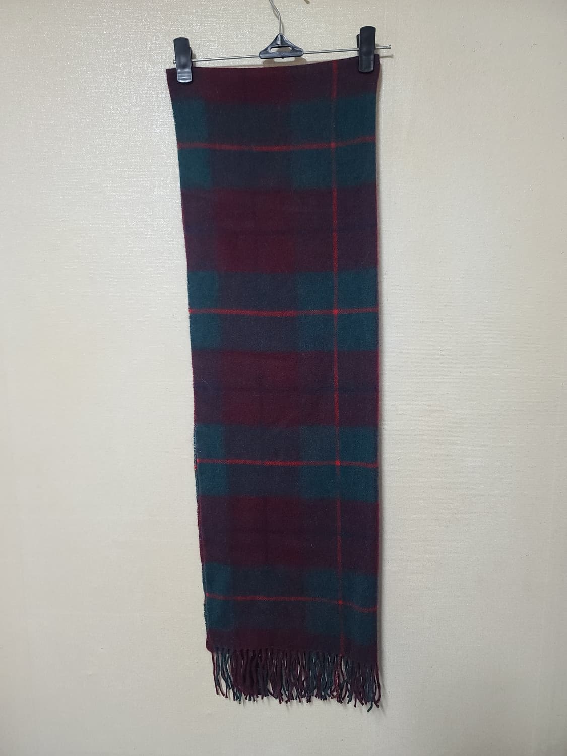 새상품 닥스 체크 울 머플러 상품이미지2